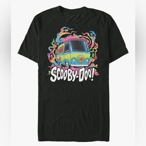 SCOOBY-DOO | Black Graphic Ghost Mist Tee